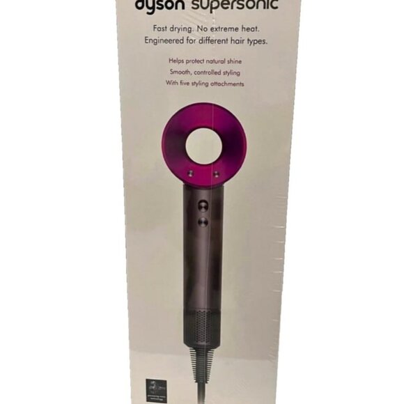 New Dyson Supersonic Hair Dryer - Fuchsia/ iron - Picture 2 of 3